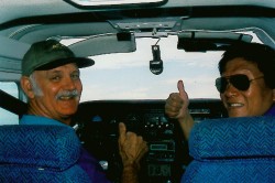 Kent Power dans son Cessna C210