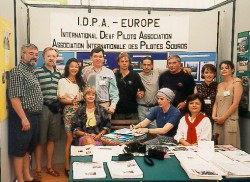 Participation (stand) de l'aeroclub-sourds à TOP AIR SPORTS à Royan-Medis