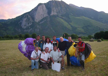 Stage de parapente à Accous aux Pyrénées