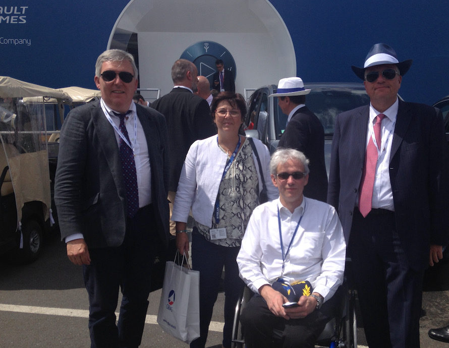 Equipe FANS4ALL au Salon du Bourget