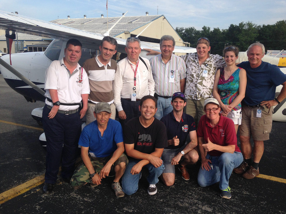 Pilotes américains et français sourds à Knoxville