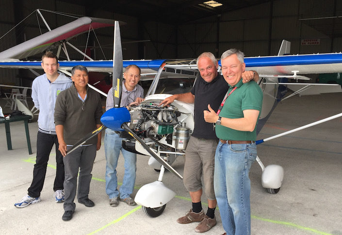 Entretien révisions du moteur ROTAX du Super Guépard ACSF à Coulommiers