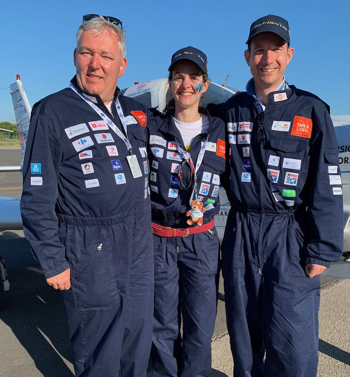 Henri Corderoy, Manon Altazin et Frédéric Lefèvre au Tour Rêves de Gosse
