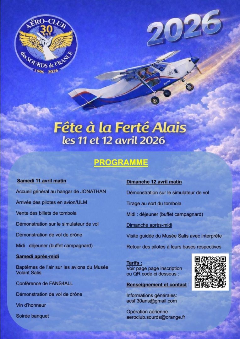 Affiche officielle — 30 ans de l'ACSF (1996-2026)