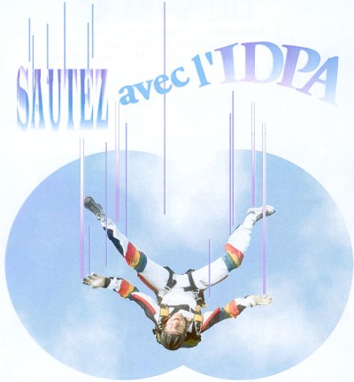 Illustration chute libre sourd